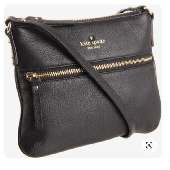 Kate Spade New York Crossbody Cedar Street Tenley Black Pebbled Leather - Picture 1 of 9